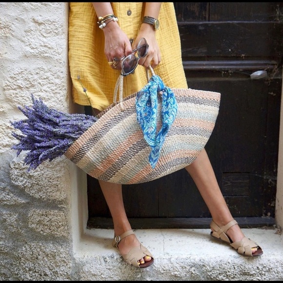 SEZANE FRANCE Scarf Bandana Handkerchief - Picture 9 of 10